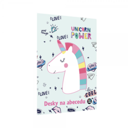 Desky na abecedu, Karton P+P - Unicorn iconic