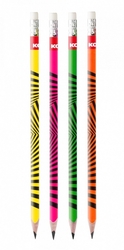 Obyčejná trojhranná tužka Kores Grafitos Neon č. 2 (HB)
