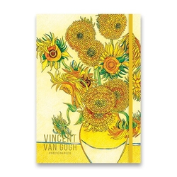 Náčrtník Shkolyaryk Sketch & Note Art - A5, tečkovaný, 80 listů, Van Gogh nebo G. Klimt