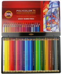 Pastelky POLYCOLOR 3825/36 Koh-i- Noor - 36 barev