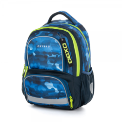 Školní batoh Karton P+P Oxy Next - Camo blue