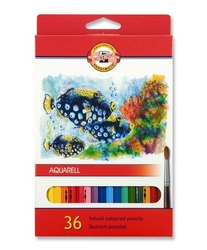 Pastelky 3719 akvarelové RYBY - 36 barev