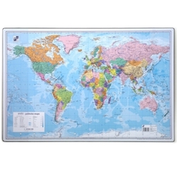 Podložka na stůl Karton P+P  60 x 40cm - Svět politická mapa