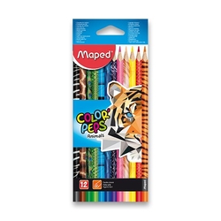Pastelky Maped Color´Peps Animals, 12 barev