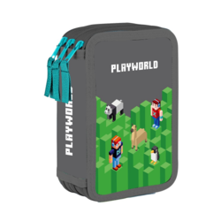 Školní penál třípatrový Karton P+P -Playworld