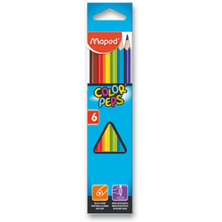 Pastelky Maped Color´Peps, 6 barev