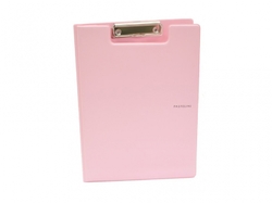 Uzavíratelná psací podložka s klipem A4 PASTELINI, Karton P+P, mix barev, Barva Růžová