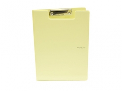 Uzavíratelná psací podložka s klipem A4 PASTELINI, Karton P+P, mix barev,Barva Žlutá