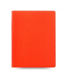 Blok (notebook) Filofax Saffiano A5 - mix barev, Barva Oranžová