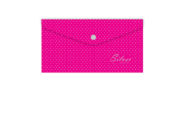 Spisovka s drukem DL Karton P+P mix barev, Barva Růžová