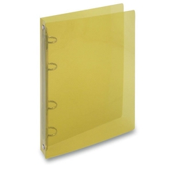 4kroužkový pořadač Transparent A5, hřbet 25 mm - mix motivů,Barva Žlutá