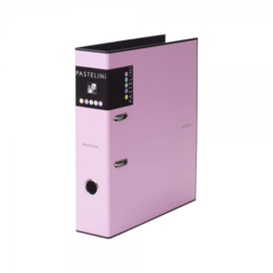 Čtyřkroužkový pořadač Karton P+P Pastelini 4 cm - mix barev, Barva pastelově růžové