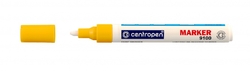 Lakový značkovač Centropen 9100 stopa 1-5 mm - mix barev, Barva Žlutá
