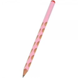 Obyčejná tužka trojhranná silná STABILO EASYgraph HB P - mix barev, Barva pastelově růžové