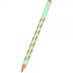 Obyčejná tužka trojhranná silná STABILO EASYgraph HB P - mix barev, Barva pastelově zelené