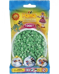 Zažehlovací korálky Hama 1000 ks - jednotlivé barvy, Barva světle zelené