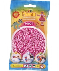 Zažehlovací korálky Hama 1000 ks - jednotlivé barvy,Barva pastelově růžové