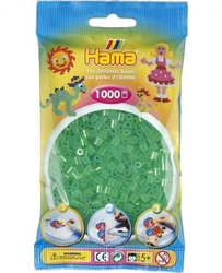 Zažehlovací korálky Hama 1000 ks - jednotlivé barvy, Barva průhledné zelené