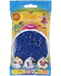 Zažehlovací korálky Hama 1000 ks - jednotlivé barvy, Barva modré
