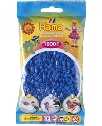 Zažehlovací korálky Hama 1000 ks - jednotlivé barvy, Barva světle modré