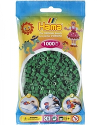 Zažehlovací korálky Hama 1000 ks - jednotlivé barvy, Barva zelené