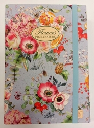 Box Pigna Nature Flowers - A4, hřbet 70 mm, mix motivů, Motiv Šípky na fialovém podkladu