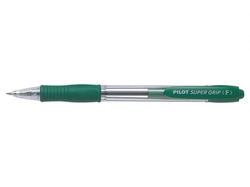 Propiska Pilot Super Grip 0,7 mm - mix barev, Barva Zelená