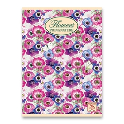 Školní sešit Pigna Nature Flowers - A5, linkovaný, 40 listů