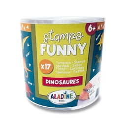Dětská razítka Aladine Stampo Funny, 17 ks - Dinosauři
