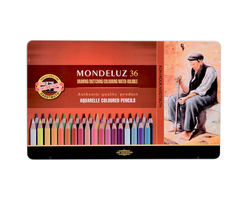 Akvarelové pastelky MONDELUZ Koh-i-Noor - 36 barev