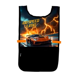 Zástěrka na výtvarnou výchovu (pončo) - Auto 2