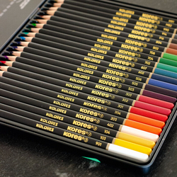 Kores trojhranné pastelky Kolores Selection 24 ks 