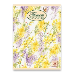 Školní sešit Pigna Nature Flowers - A5, linkovaný, 40 listů