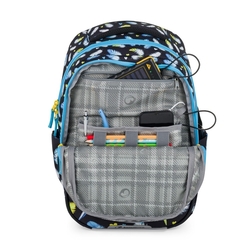Školní batoh pro holky Bagmaster Beta 25 A - andulky
