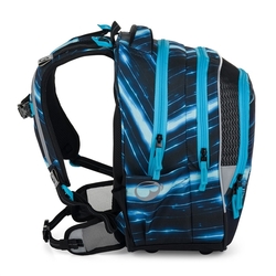 Školní batoh pro holky Bagmaster Beta 25 B - auto - malý set
