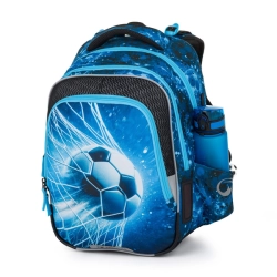 Školní batoh pro holky Bagmaster Beta 26 C - Fotbal - malý set 