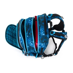 Školní batoh pro holky Bagmaster Beta 26 C - Fotbal - malý set 
