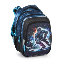 Školní batoh pro kluky Bagmaster Beta 26 D - Hokej - malý set 