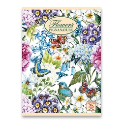 Školní sešit Pigna Nature Flowers - A5, čistý, 40 listů