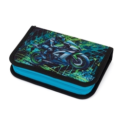 Školní batoh pro holky  Bagmaster Dopi 25 B - motorka - malý set