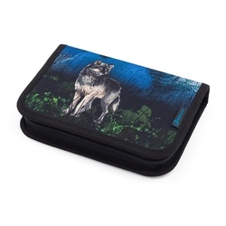 Školní batoh pro kluky Bagmaster Lumi 24 F - vlk - malý set