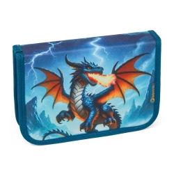 Školní batoh pro kluky Bagmaster Lumi 26 D - drak - malý set  