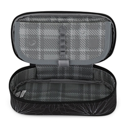 Studentský batoh pro holky Bagmaster Zipster 25 A - bílé květy  - malý set