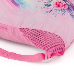 Školní batoh pro holky Bagmaster Beta 26 B - Jednorožec - malý set 