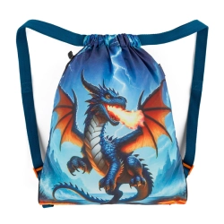 Školní batoh pro kluky Bagmaster Lumi 26 D - drak - malý set  