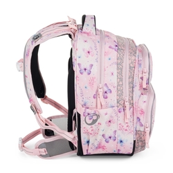 Školní batoh pro holky  Bagmaster Dopi 25 A - motýlci - malý set