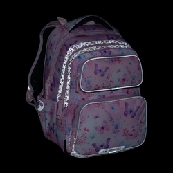 Školní batoh pro holky  Bagmaster Dopi 25 A - motýlci - malý set