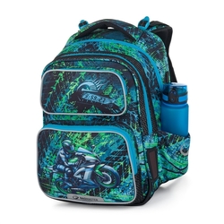 Školní batoh pro holky  Bagmaster Dopi 25 B - motorka - malý set