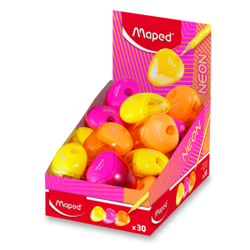 Ořezávátko Maped d I-gloo Neon, s 1 otvorem pro praváky - mix barev 
