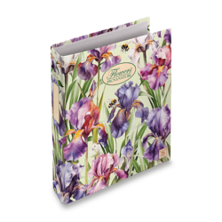 4kroužkový pořadač Pigna Nature Flowers, A4, kroužek průměr 30 mm, mix motivů